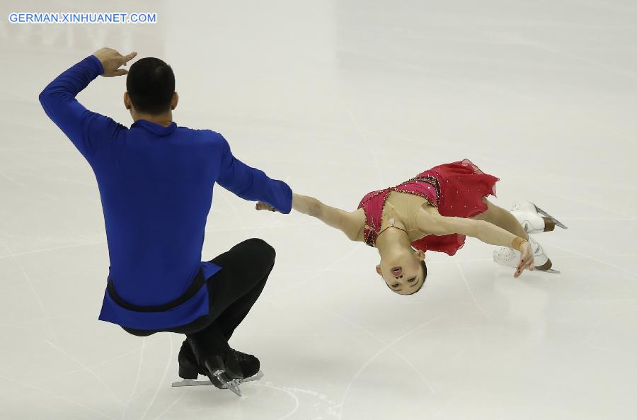 (SP)CHINA-SHANGHAI-WORLD FIGURE SKATING CHAMPIONSHIPS-DAY 1