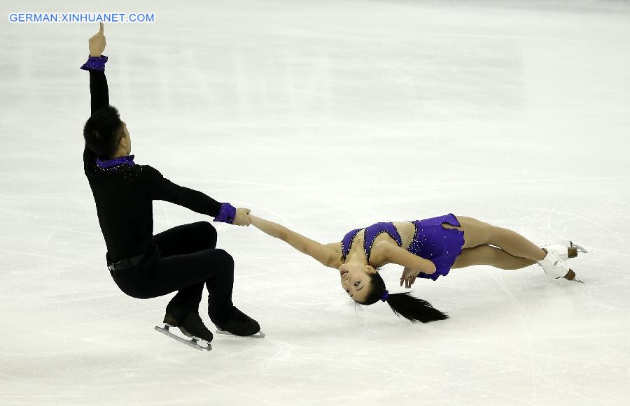 (SP)CHINA-SHANGHAI-WORLD FIGURE SKATING CHAMPIONSHIPS-DAY 1