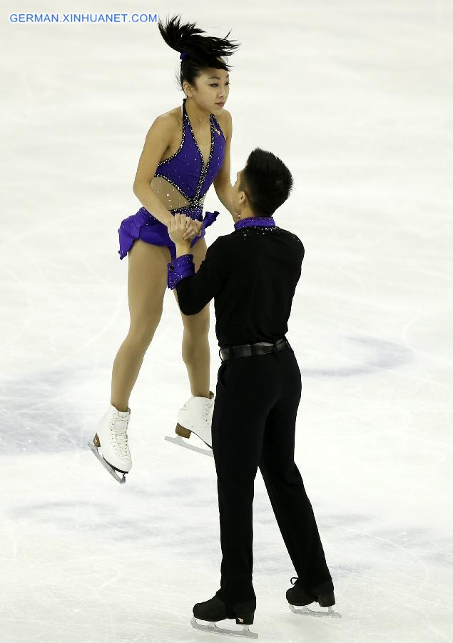 (SP)CHINA-SHANGHAI-WORLD FIGURE SKATING CHAMPIONSHIPS-DAY 1