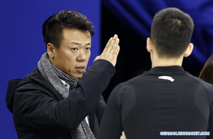 (SP)CHINA-SHANGHAI-WORLD FIGURE SKATING CHAMPIONSHIPS-TRAINING