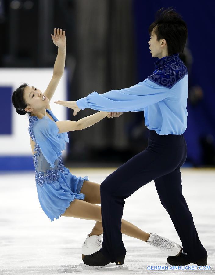 (SP)CHINA-SHANGHAI-WORLD FIGURE SKATING CHAMPIONSHIPS-TRAINING