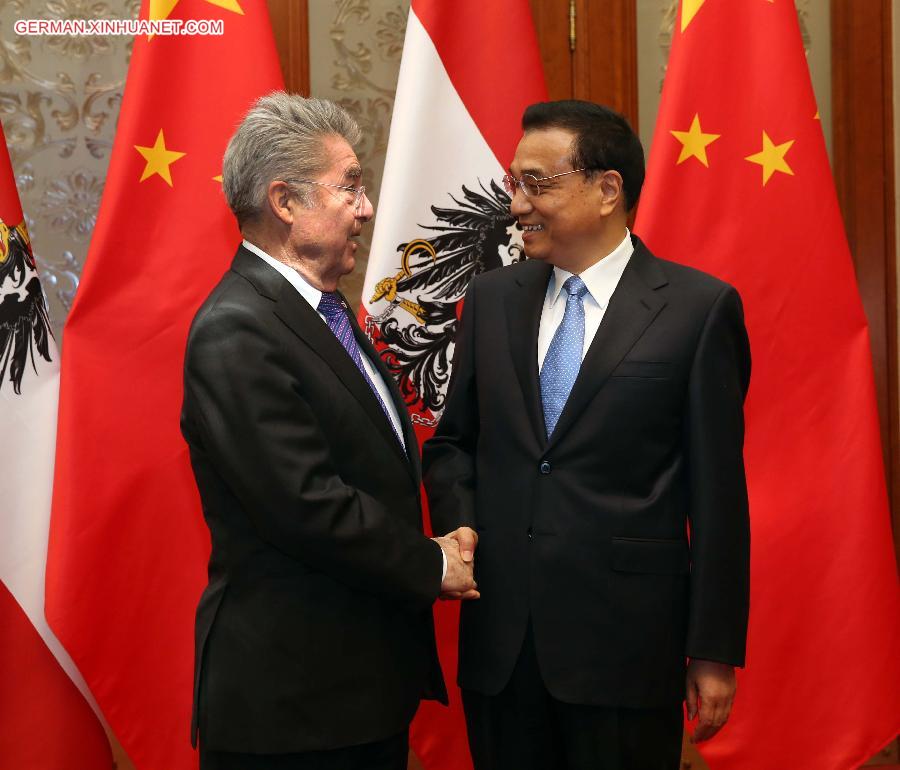 CHINA-BEIJING-LI KEQIANG-AUSTRIAN PRESIDENT-MEETING (CN)