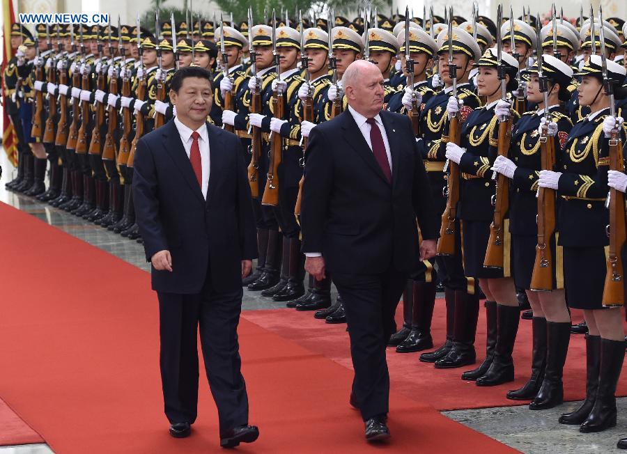 CHINA-BEIJING-XI JINPING-AUSTRALIAN GOVERNOR GENERAL-MEETING (CN)