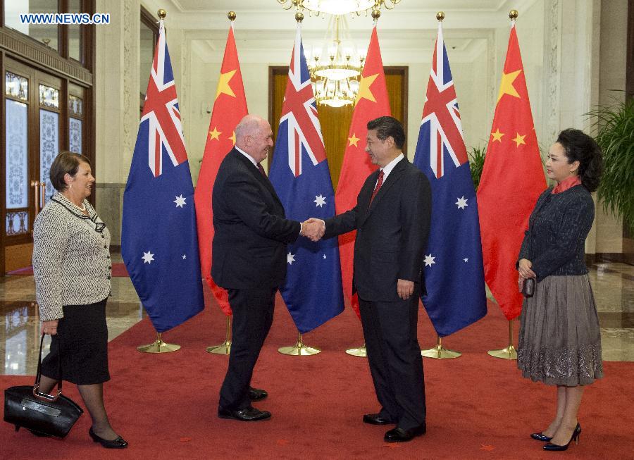 CHINA-BEIJING-XI JINPING-AUSTRALIAN GOVERNOR GENERAL-MEETING (CN)