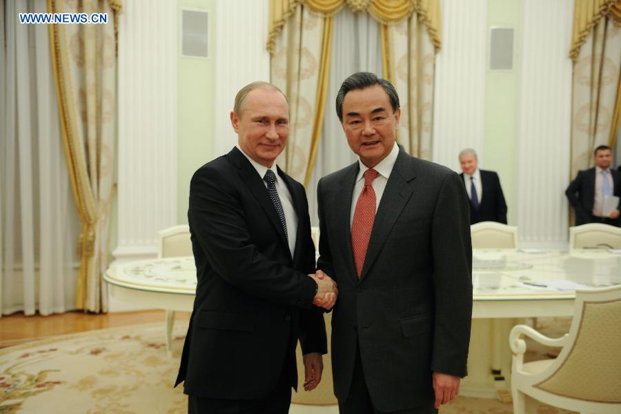 RUSSIA-MOSCOW-CHINA-PUTIN-WANG YI-MEETING