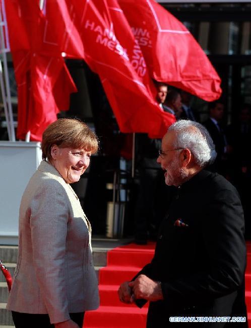 (CORRECTION)GERMANY-HANOVER-INDUSTRIAL TRADE FAIR-OPENING