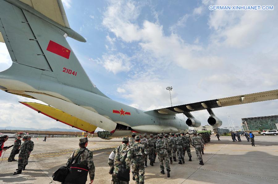 CHINA-NEPAL EARTHQUAKE-CHINA AIR FORCE-AID (CN) 