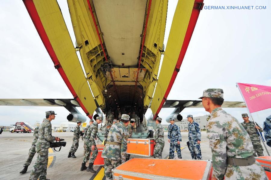 CHINA-NEPAL EARTHQUAKE-CHINA AIR FORCE-AID (CN) 