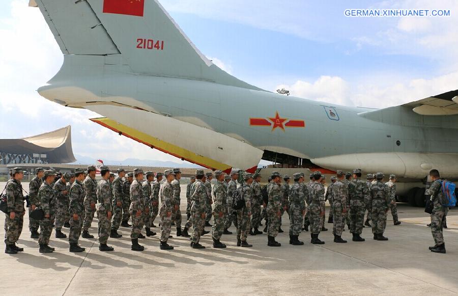 CHINA-NEPAL EARTHQUAKE-CHINA AIR FORCE-AID (CN) 