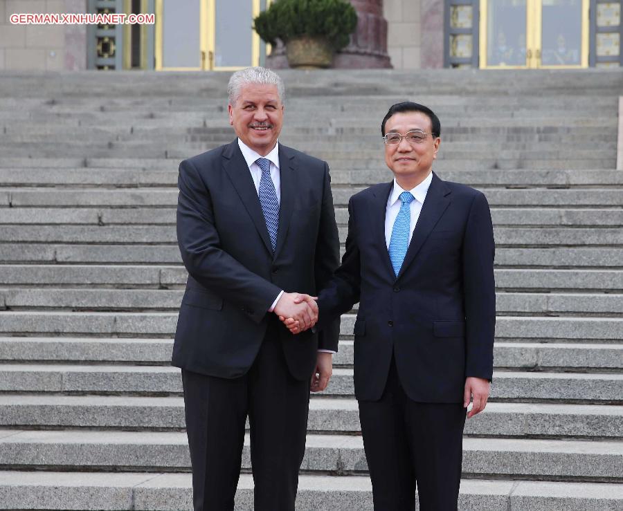 CHINA-BEIJING-LI KEQIANG-ALGERIA-PM-TALKS (CN)