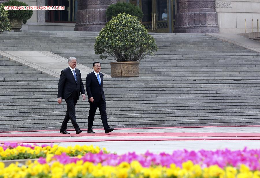 CHINA-BEIJING-LI KEQIANG-ALGERIA-PM-TALKS (CN)