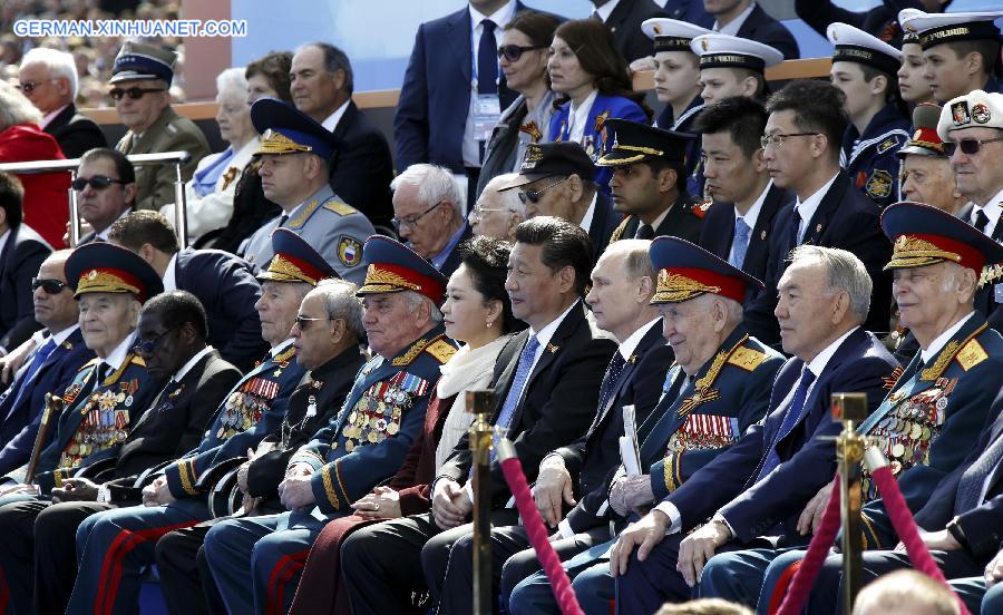 RUSSIA-MOSCOW-CHINA-XI JINPING-VICTORY DAY-COMMEMORATIVE EVENT