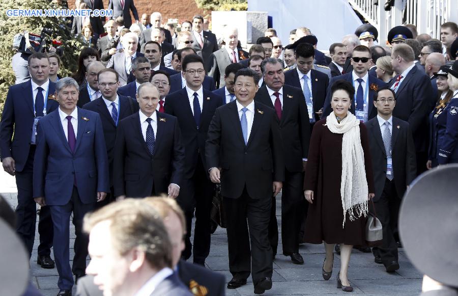 RUSSIA-MOSCOW-CHINA-XI JINPING-VICTORY DAY-COMMEMORATIVE EVENT