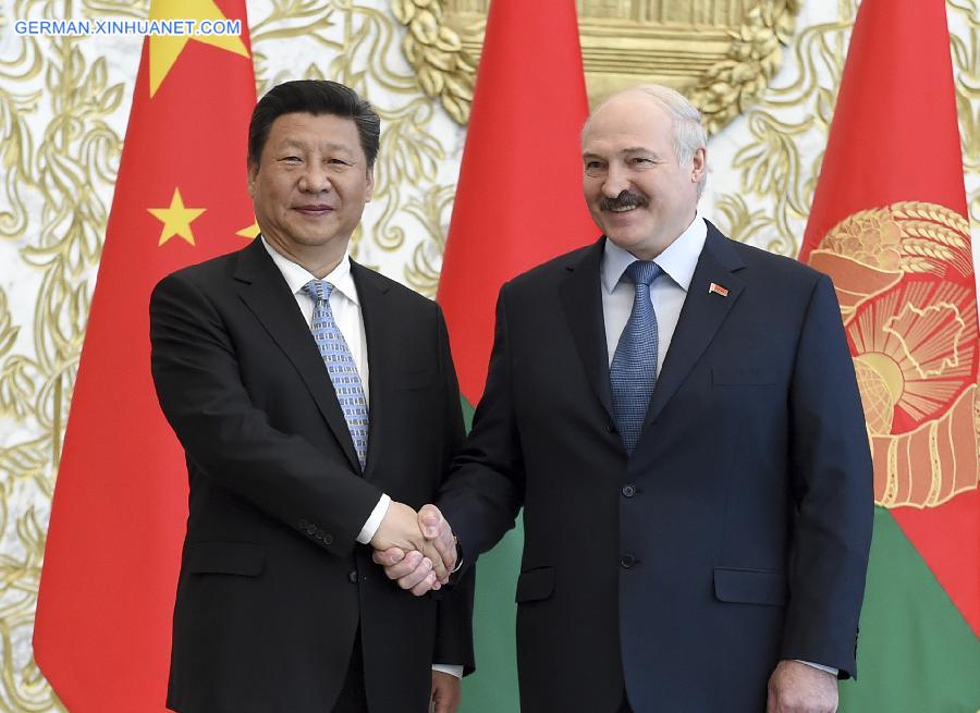 BELARUS-CHINA-XI JINPING-LUKASHENKO-MEETING