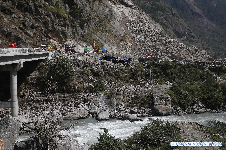 CHINA-TIBET-GYIRONG-NEPAL QUAKE(CN)