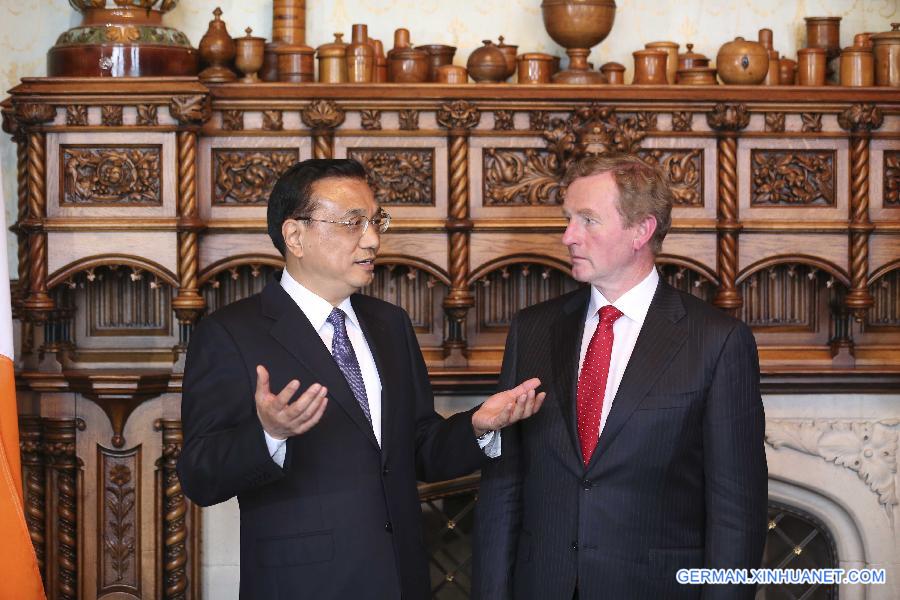 IRELAND-SHANNON-CHINA-LI KEQIANG-ENDA KENNY-PRESS CONFERENCE