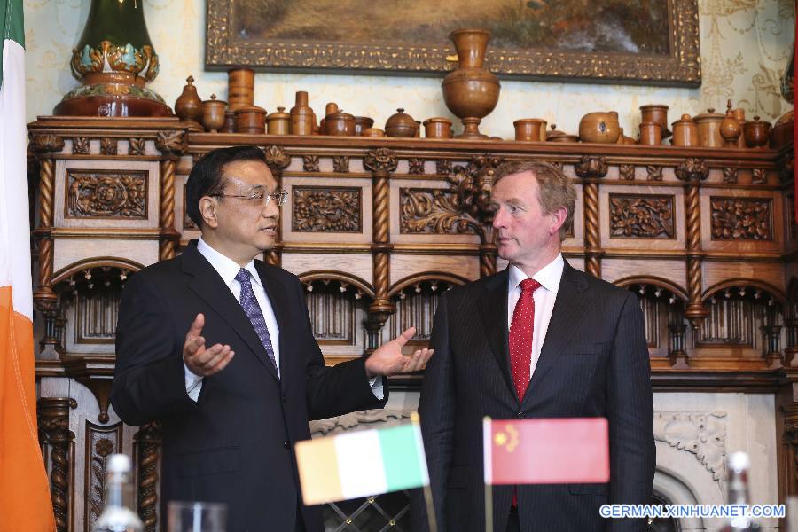 IRELAND-SHANNON-CHINA-LI KEQIANG-ENDA KENNY-PRESS CONFERENCE