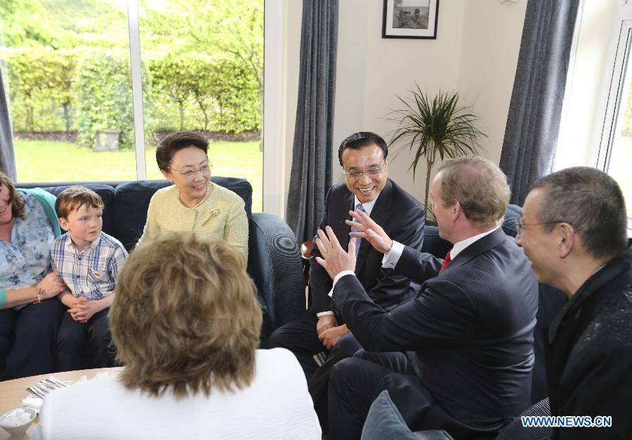 IRELAND-SHANNON-CHINA-LI KEQIANG-ENDA KENNY-FARM VISIT