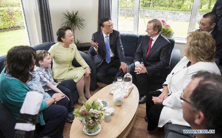 IRELAND-SHANNON-CHINA-LI KEQIANG-ENDA KENNY-FARM VISIT