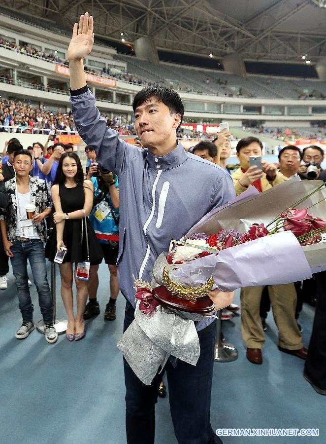 (SP)CHINA-SHANGHAI-HURDLE-LIU XIANG-RETIREMENT (CN)