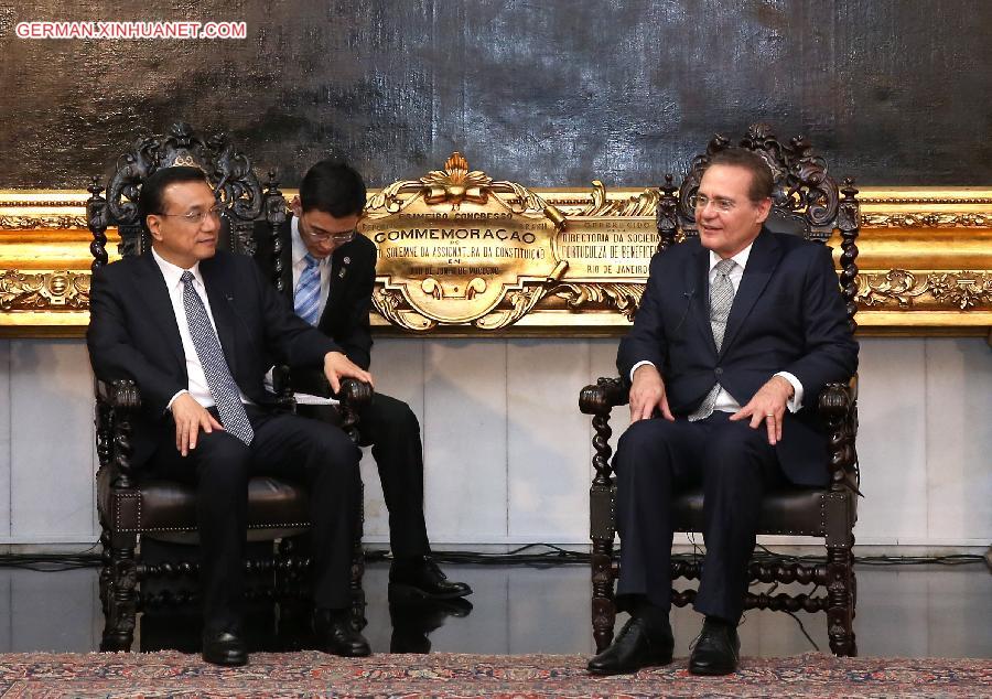 BRAZIL-BRASILIA-CHINESE PREMIER-MEETING