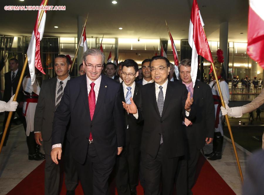 BRAZIL-BRASILIA-CHINESE PREMIER-MEETING