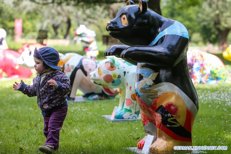 GERMANY-BERLIN-PANDA SCULPTURE