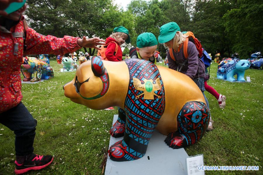 GERMANY-BERLIN-PANDA SCULPTURE