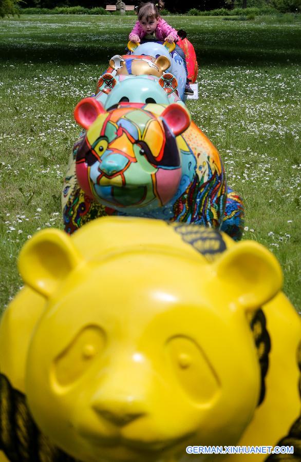 GERMANY-BERLIN-PANDA SCULPTURE