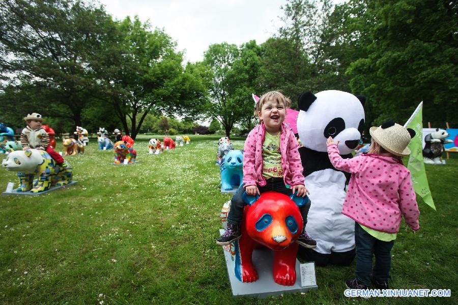 GERMANY-BERLIN-PANDA SCULPTURE