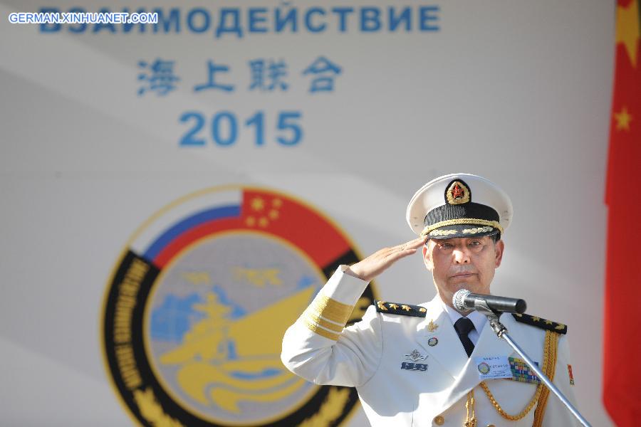 RUSSIA-NOVOROSSIYSK-CHINA-JOINT NAVAL EXERCISES