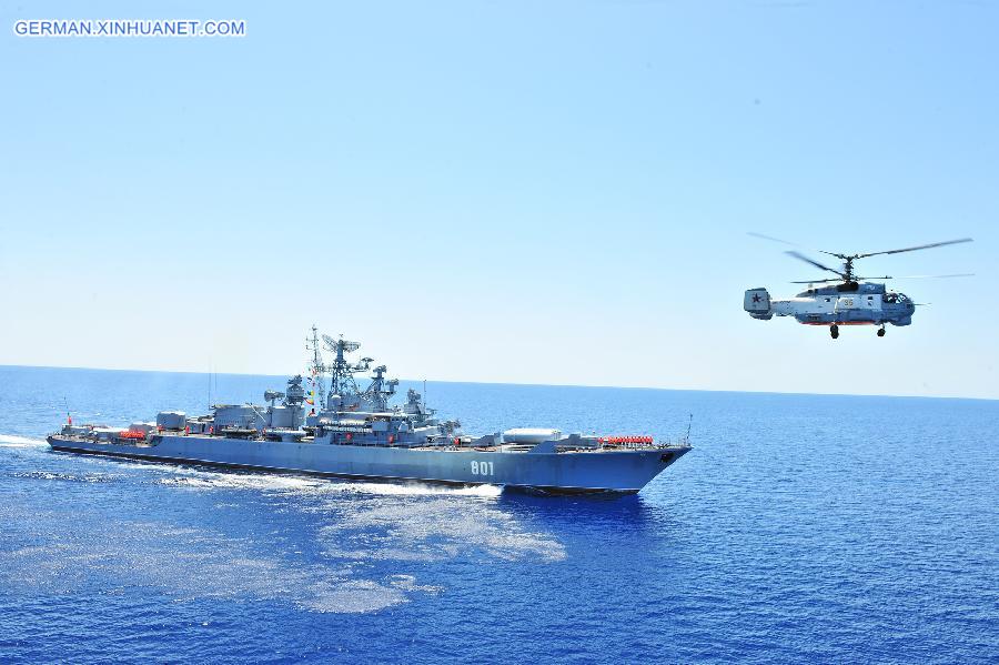 RUSSIA-CHINA-JOINT SEA DRILLS