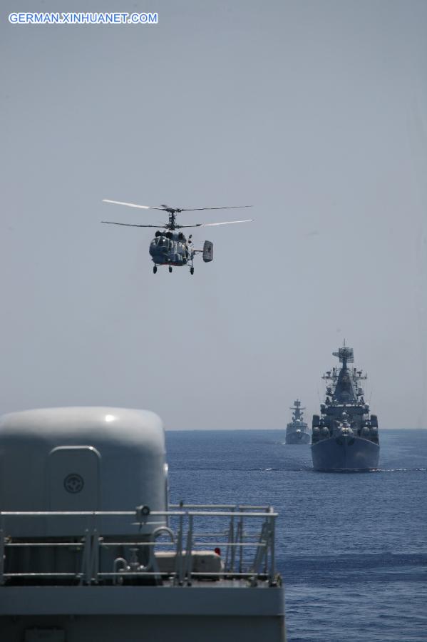 RUSSIA-CHINA-JOINT SEA DRILLS