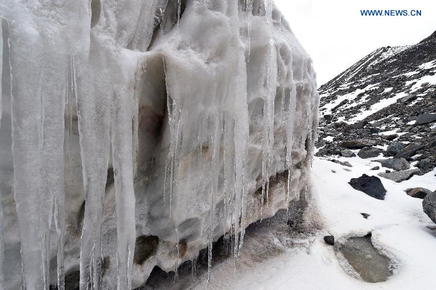 CHINA-GANSU-QILIAN MOUNTAINS-GLACIER-SHRINKING (CN)