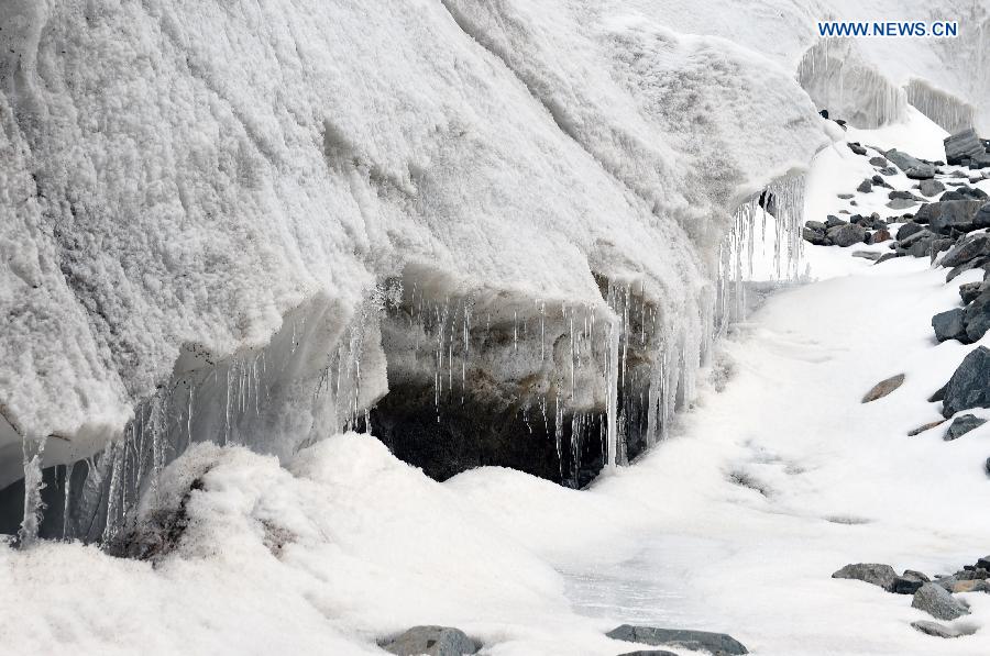 CHINA-GANSU-QILIAN MOUNTAINS-GLACIER-SHRINKING (CN)