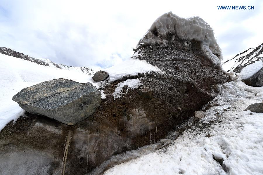 CHINA-GANSU-QILIAN MOUNTAINS-GLACIER-SHRINKING (CN)