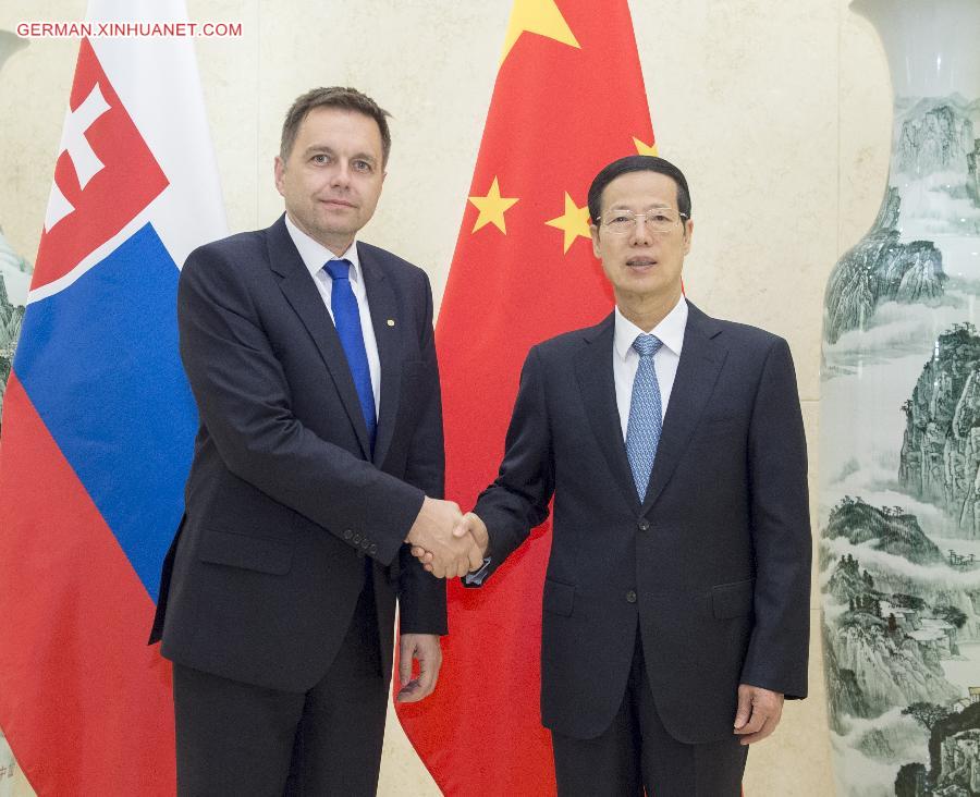 CHINA-CHONGQING-ZHANG GAOLI-SLOVAK REPUBLIC-DEPUTY PM-MEETING(CN)