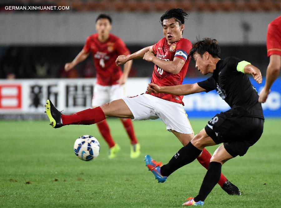 (SP)CHINA-GUANGZHOU-FOOTBALL-AFC CHAMPIONS LEAGUE