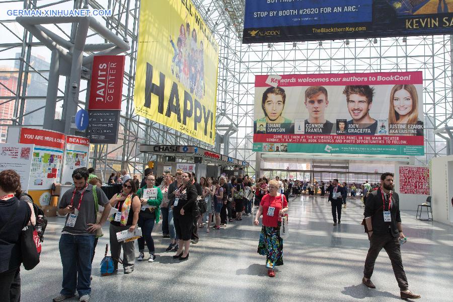 US-NEW YORK-CHINA-BOOKEXPO AMERICA 2015 