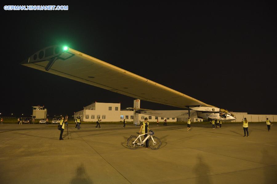 #CHINA-JIANGSU-NANJING-SOLAR IMPULSE 2-DEPARTURE (CN) 