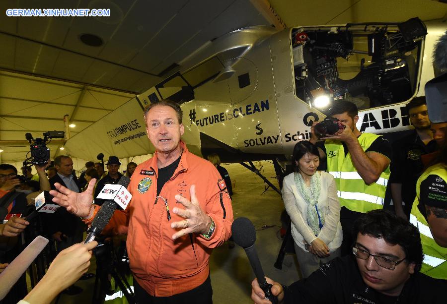 CHINA-JIANGSU-NANJING-SOLAR IMPULSE 2-DEPARTURE (CN) 