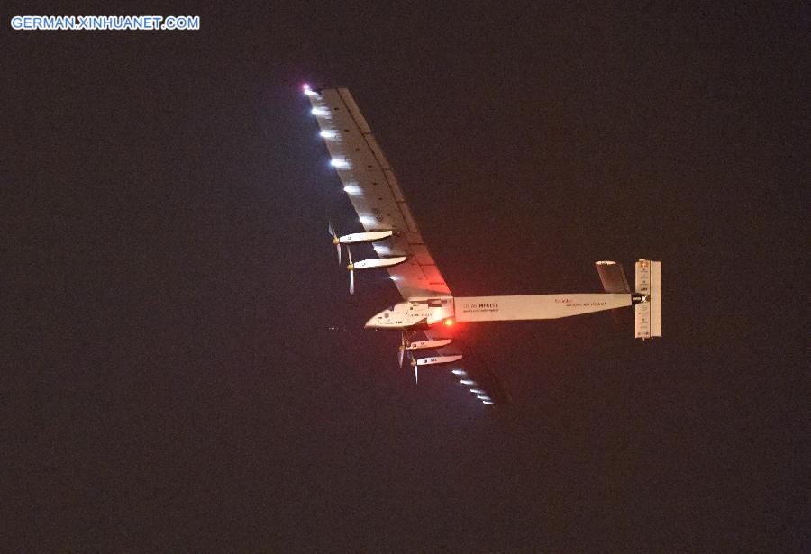 CHINA-JIANGSU-NANJING-SOLAR IMPULSE 2-DEPARTURE (CN) 