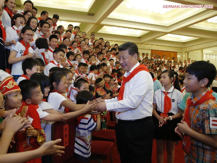 CHINA-BEIJING-XI JINPING-CHINESE YOUNG PIONEERS-MEETING (CN)