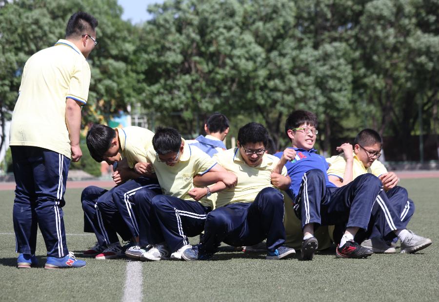 (CORRECTION)#CHINA-HEBEI-ZHANGJIAKOU-EXAMINEES-RELAXATION (CN)