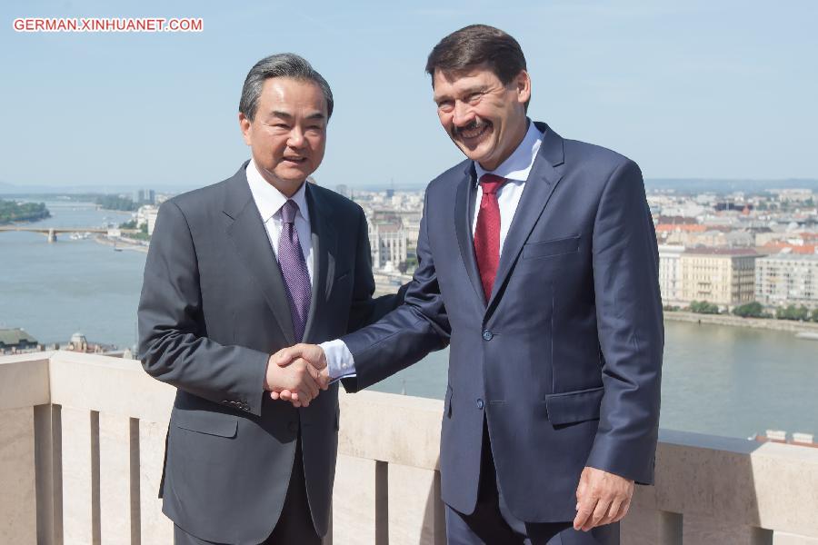 HUNGARY-BUDAPEST-CHINA-FOREIGN MINISTER-VISIT