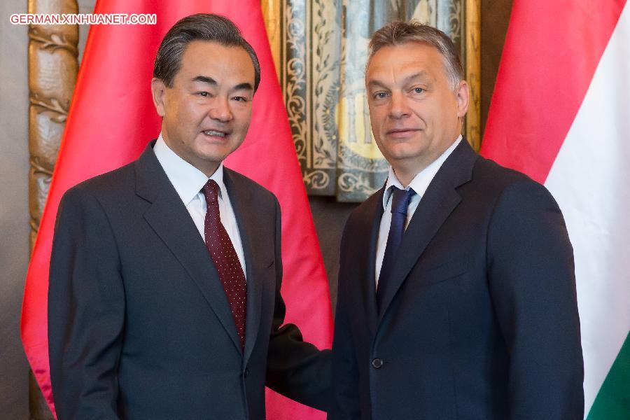 HUNGARY-BUDAPEST-CHINA-FOREIGN MINISTER-VISIT