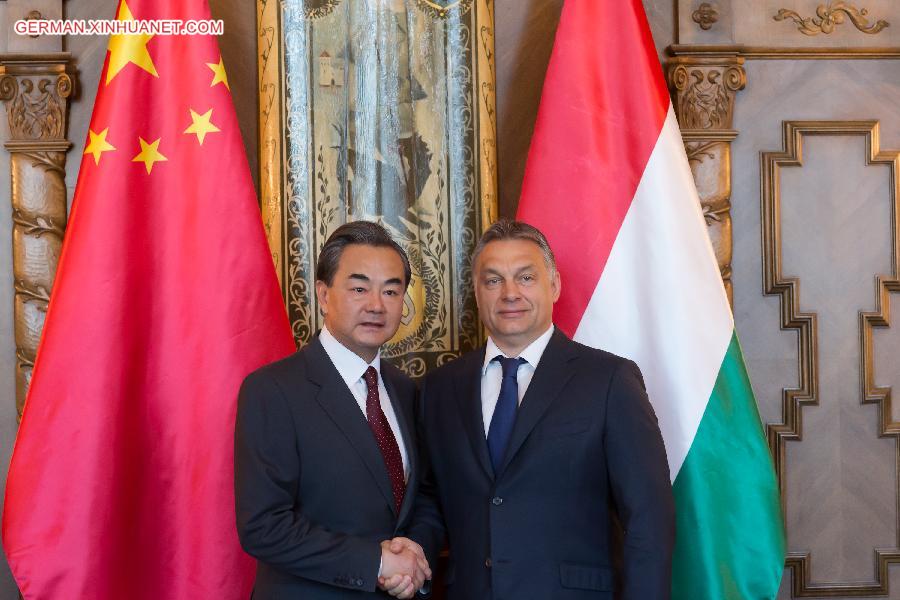 HUNGARY-BUDAPEST-CHINA-FOREIGN MINISTER-VISIT