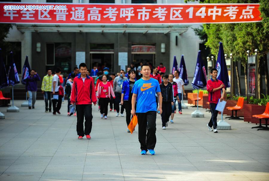 CHINA-NATIONAL COLLEGE ENTRANCE EXAMS (CN) 