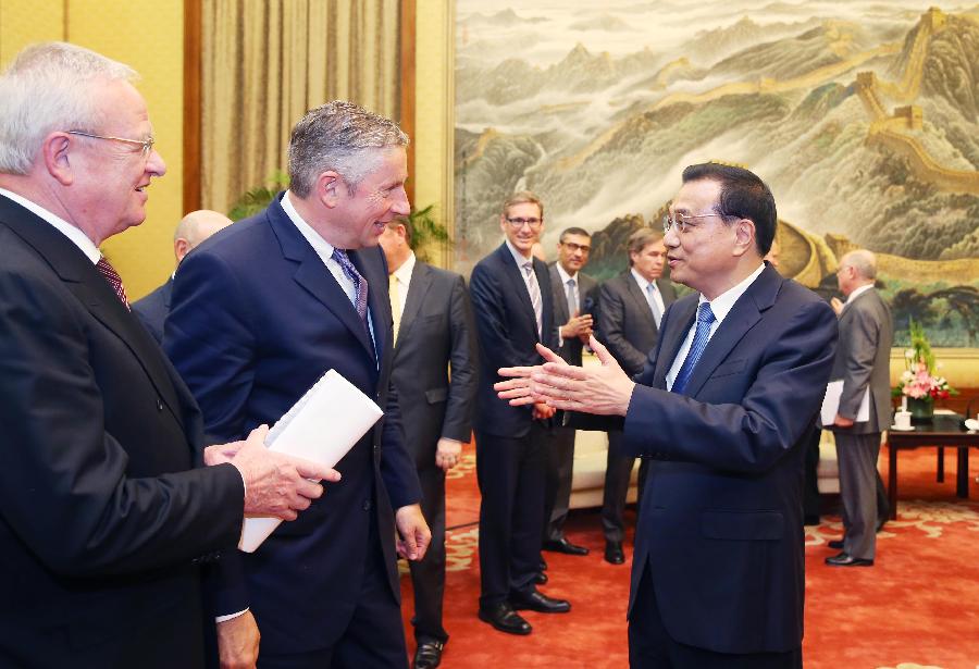 CHINA-BEIJING-LI KEQIANG-CEOS-MEETING(CN)