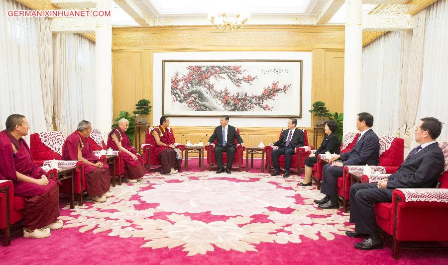 CHINA-BEIJING-XI JINPING-PANCHEN LAMA-MEETING(CN)